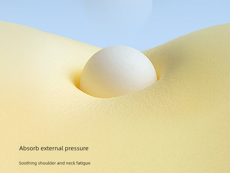 Banana Fruit Puff Memory Cotton Pillow Non-Pressure Stiff Neck Special Super Soft Cervical Support Improve Sleeping Pillowcase and Pillow Core