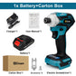 588N.m Cordless Brushless Impact Driver Kit Cordless Drill Electric Screwdriver 4-Speed 1/4‘’ 3 LED Light for Makita 18V Battery