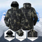 Fleece Hooded Tactical Jacket Mens Winter Camouflage Cotton Padded Thick Parkas Outdoor Waterproof Coat Casual Windproof Jacket