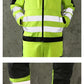 workwear mens jacket working cargo pants men High Visibility work suit with Reflective tapes