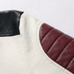 Men's PU leather coat thickened biker jacket