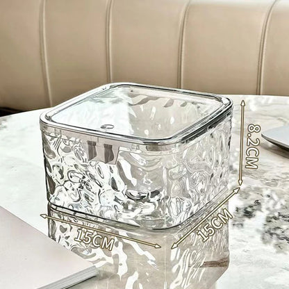 Laundry Powder Container Laundry Pods Organizer Washing Capsules Holder Cotton Swab Organization with Lid Desktop Storage Box