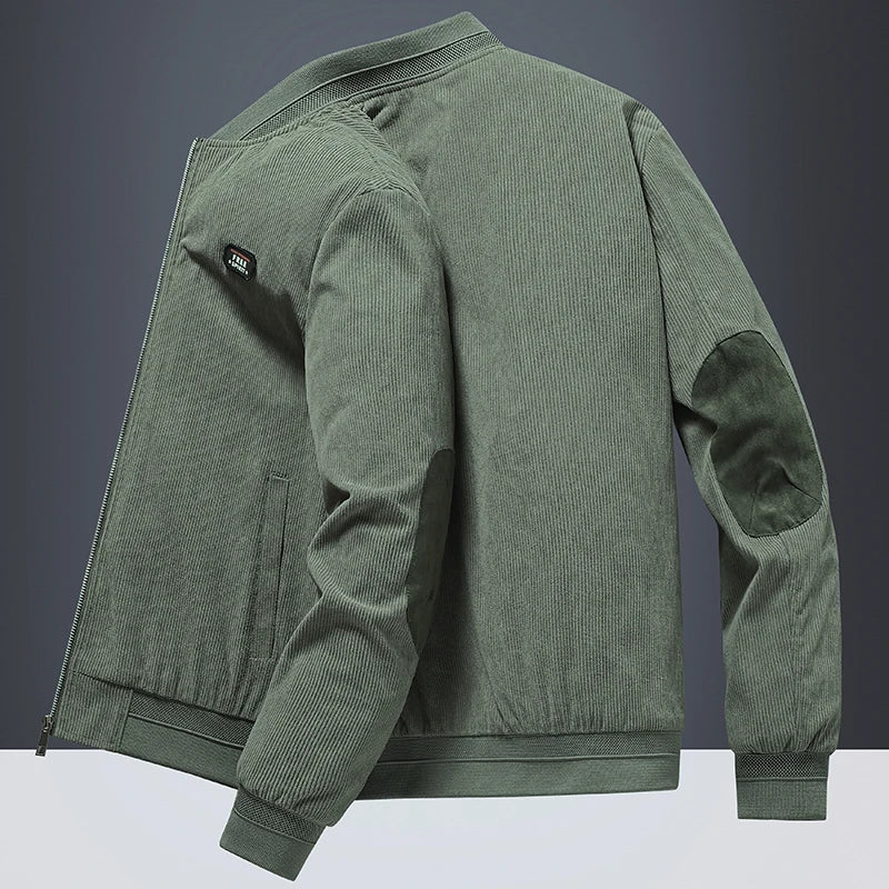 Large Size 5XL New Autumn Winter Stand Collar Slim Jacket Men Fashion Casual Warm Corduroy Outwear Men Cotton Jacket Coat