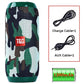 TG117 Portable Bluetooth Speaker Outdoor Wireless Woofer Free Call /FM/TF Card/USB Flash Drive Connect Mobile Phone/Tablet/TV