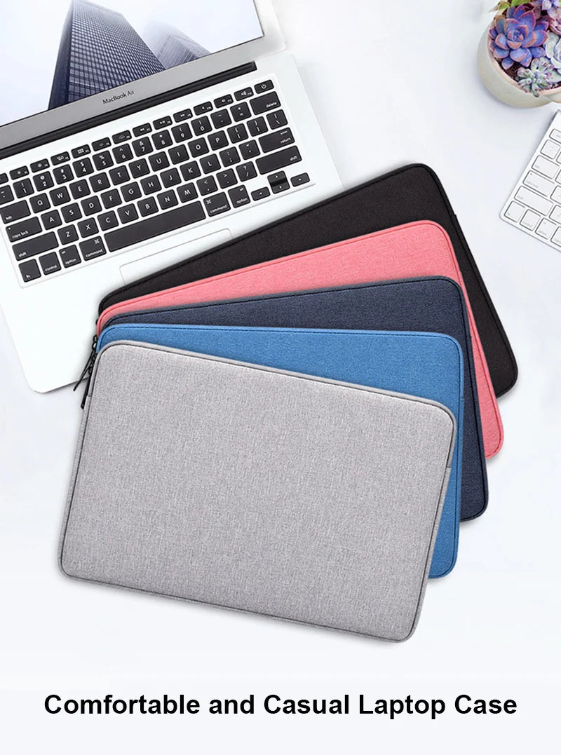 Portable Laptop Sleeve Bag Case Soft Cover 11 12 13 14 15 15.6 Inch for Macbook Huawei Xiaomi HP Dell Lenovo Laptop Handbag