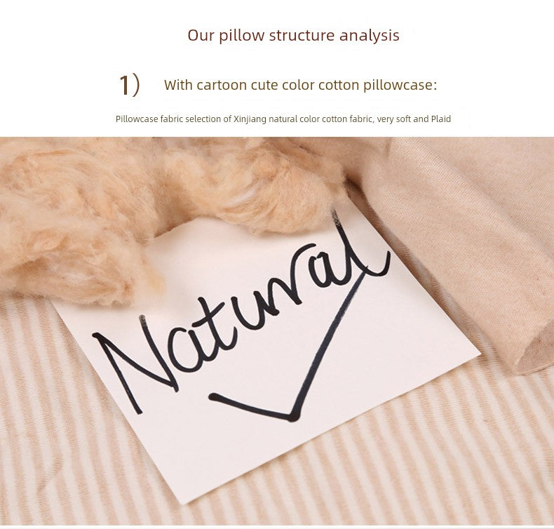 Xiaoerlang Colored Cotton Ketsumeishi Extended Baby Pillow