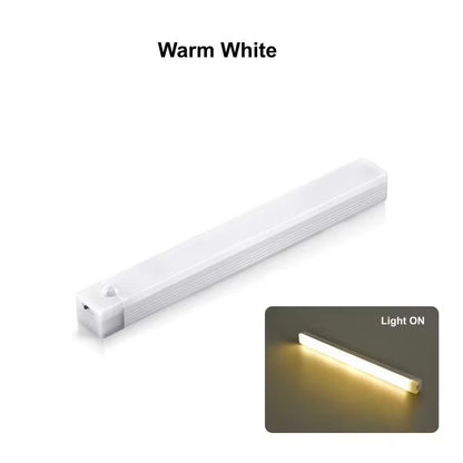 Led charging human body sensor light bar wardrobe cabinet Bedroom dormitory sleeping magnetic long strip night light