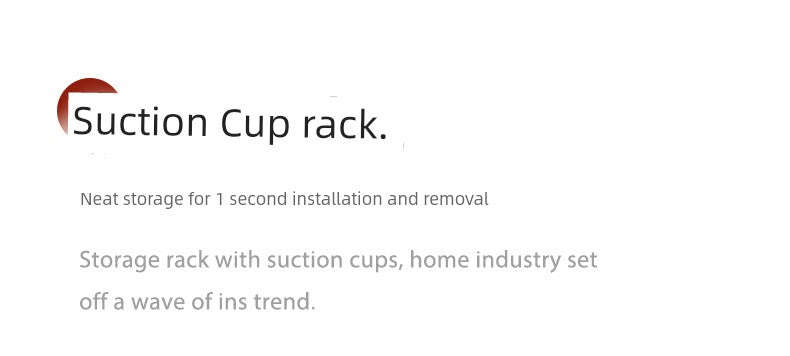 Japan Muj Washstand Free Punch Wall Suction Cup