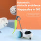 Smart Interactive Cat Toy Car Auto-Running Pet Vehicle with Obstacle Detection Durable for Indoor Cats Play