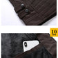 2024 New Men's Leather Washed Leather Jacket Motorcycle Plus Fleece Splicing European and American Men's Leather Coat