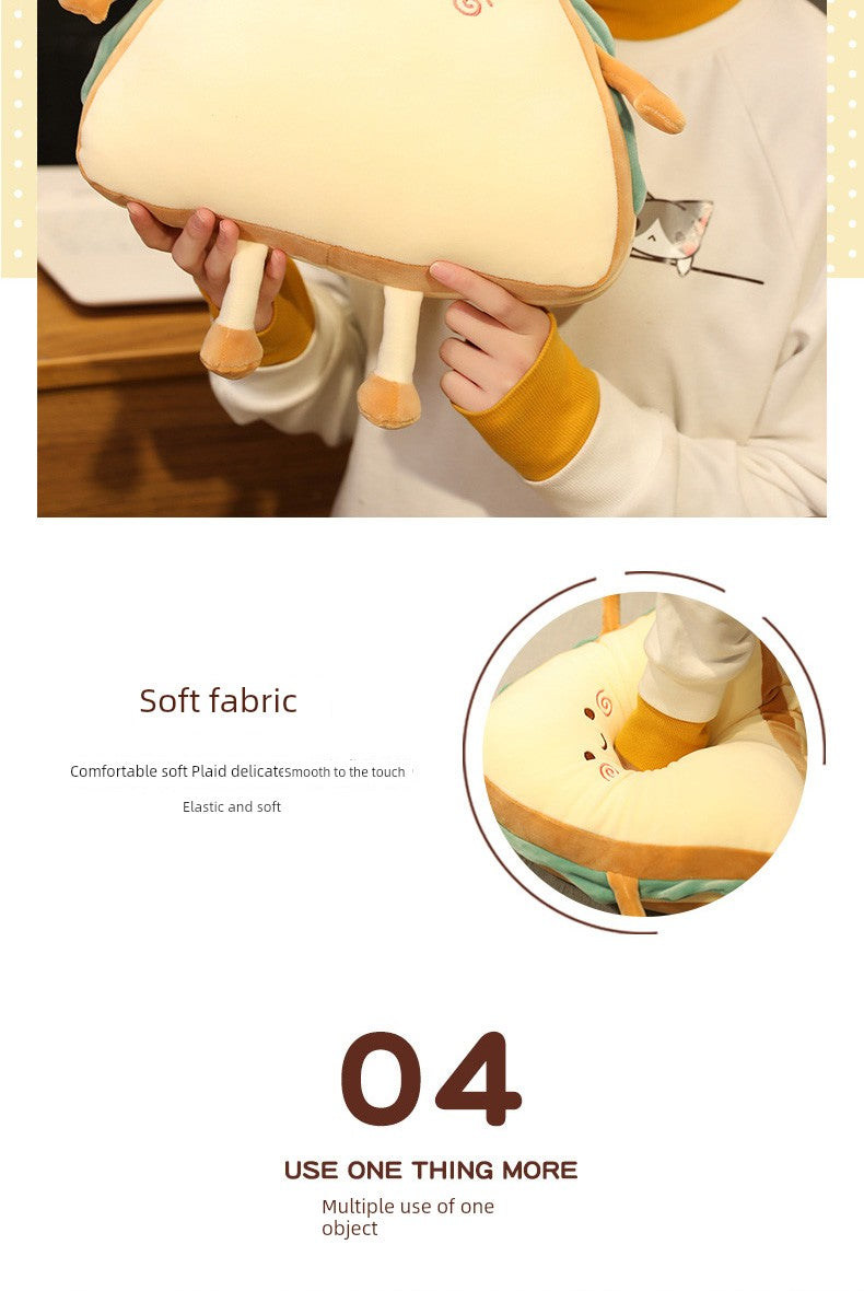 Cartoon Sandwich Pillow Bread Creative Food Nap Pillow Stylish Snack Rag Doll Cute Plush Doll