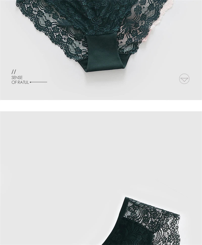 Underwear women cotton ropa interior femenina oversized lingerie lace soft calzones para mujer elegant seamless sexy panties new