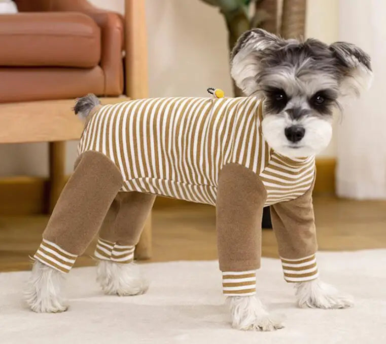 Puppy Dog Recovery Suit Abdominal Wound After Surgery Wear Prevent Licking Wounds Dog Pajamas Long Sleeve Prevent Shedding