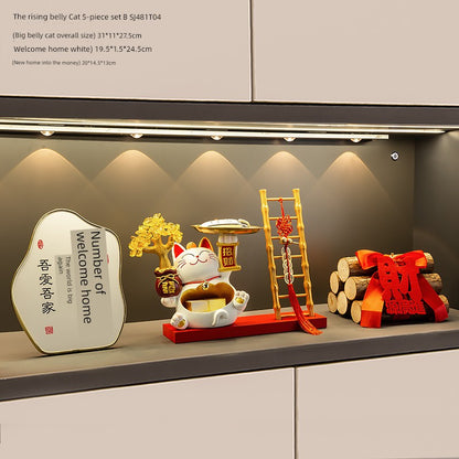 Lucky Cat Key Storage Entrance Decoration Entrance Shoe Cabinet Living Room Home Decorations Housewarming Gifts