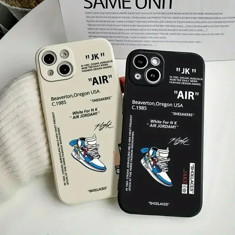 Liquid Silicone Trendy Phone Case for iPhone 16 15 14 11 12 13 Pro Max Shockproof Soft TPU Back Cover Cellphone Accessories