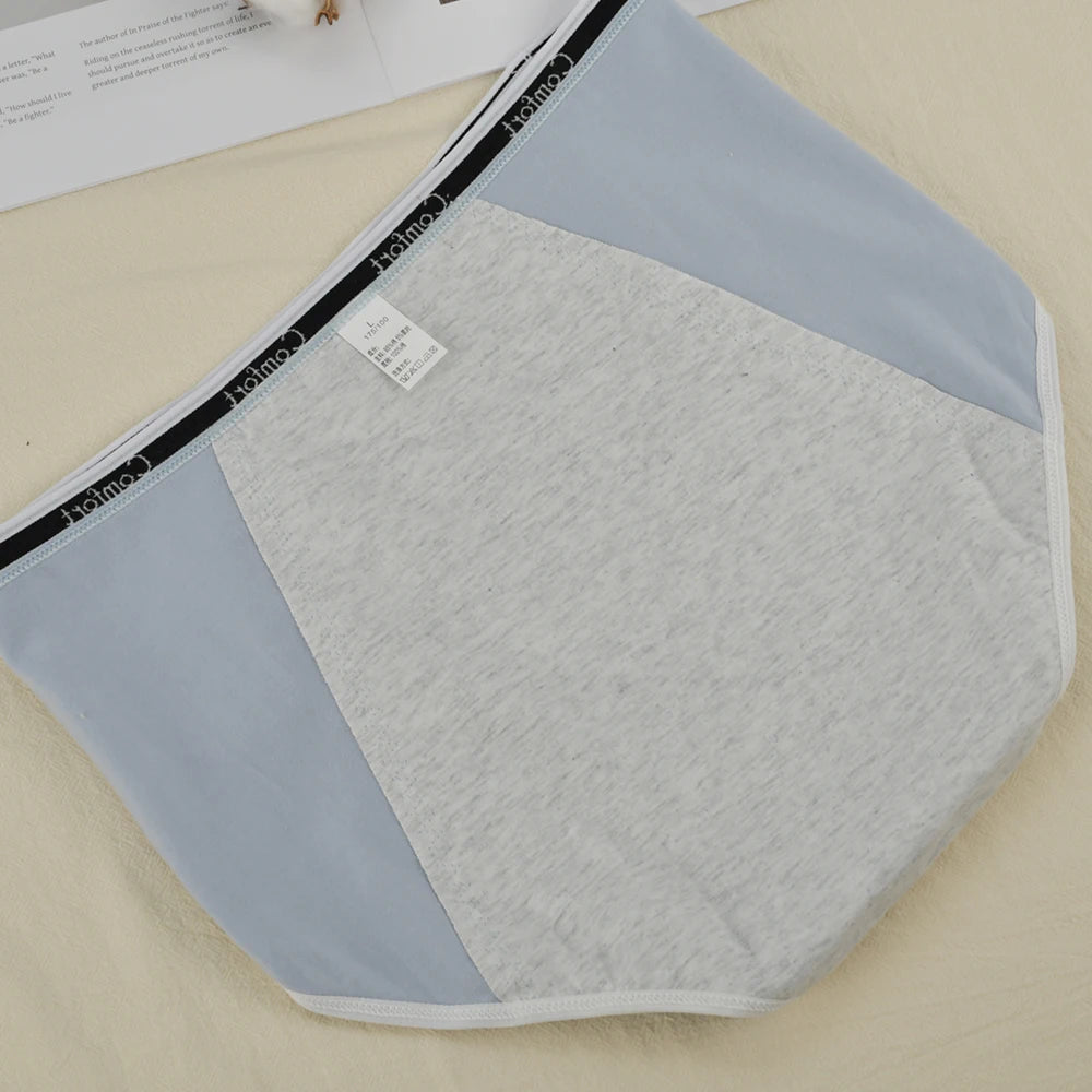 2025 New Women Menstrual Panties Cotton Comfortable Physiological Underwear Female Breathable Period Underpants Plus Size Briefs