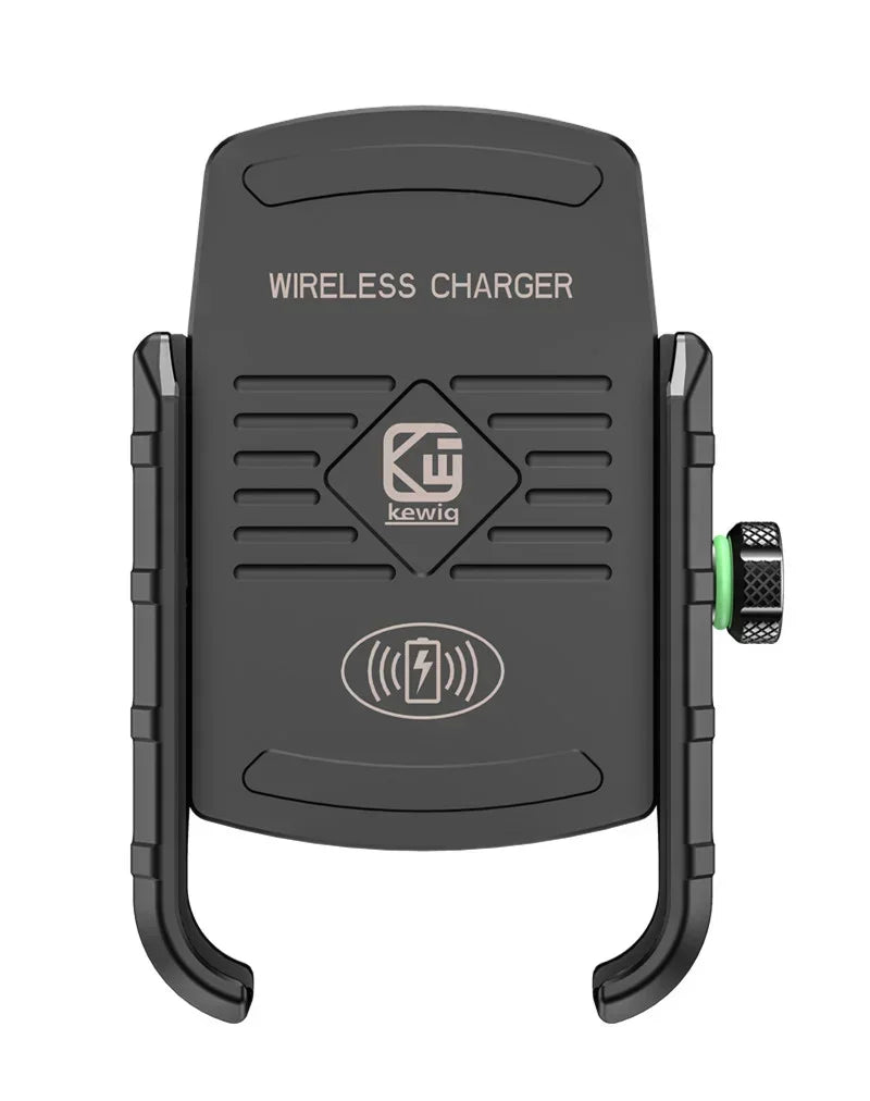 Motorcycle Phone Holder Moto Motorbike Mirror Mobile Handlebar Stand Support USB Charger Fast Wireless Charging Cellphone Mount