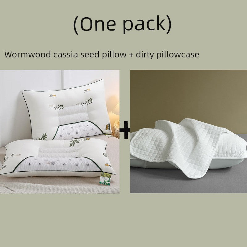 Send Pillowcase Argy Wormwood Ketsumeishi Pillow Case and Pillow Core Set For Home a Pair of Cervical Support for Sleeping Adults