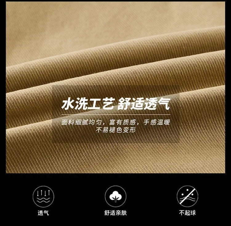 mens cargo jackets New Fashion bomber jacket mens wear simple British style Warm Windproof Jacket and coat baseball jacket male