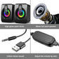 Computer Speaker Stereo Sound With Microphone 3.5mm AUX Home Office PC Speaker for Macbook Desktop Notebook Computer Loudspeaker