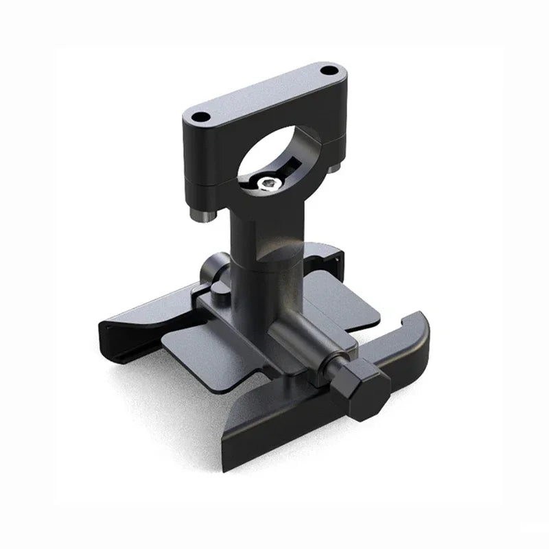 Motorcycle Bicycle Phone Holder GPS Bracket Cellphone Stand Mirror Handlebar Mount Compatible For Smartphone Between 3.0 to 6.5"