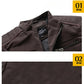 2024 New Men's Leather Washed Leather Jacket Motorcycle Plus Fleece Splicing European and American Men's Leather Coat