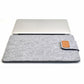 Felt Sleeve Slim Tablet Case Cover Bag for MacBooks Air Pro 11 13 15 Inch Solid Color Tablet Storage Bag