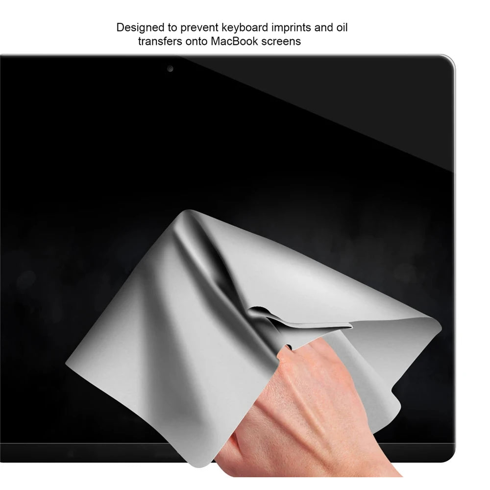 Laptop Screen Cleaner Microfiber Cover Keyboard Blanket Protective Film Cleaning Cloth For MacBook Pro 13/15/16 Inch