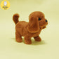 Plush Electric Puppy Simulation Pet Dog Can Walk Teddy Dog Golden Retriever Bichon Frize Dog Children Can Bark Run And Rock