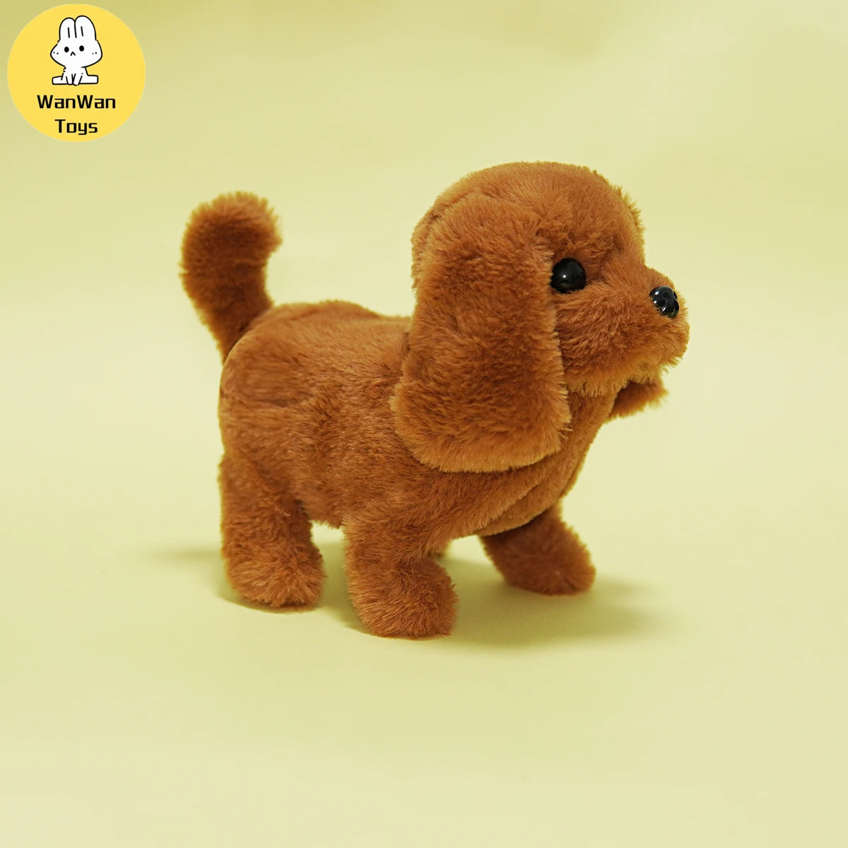 Plush Electric Puppy Simulation Pet Dog Can Walk Teddy Dog Golden Retriever Bichon Frize Dog Children Can Bark Run And Rock