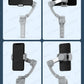 HQ6 3-Axis Gimbal Handheld Stabilizer for Cellphone, with Fill Light, Face Tracking, for Android iPhone Anti Shake Video Record
