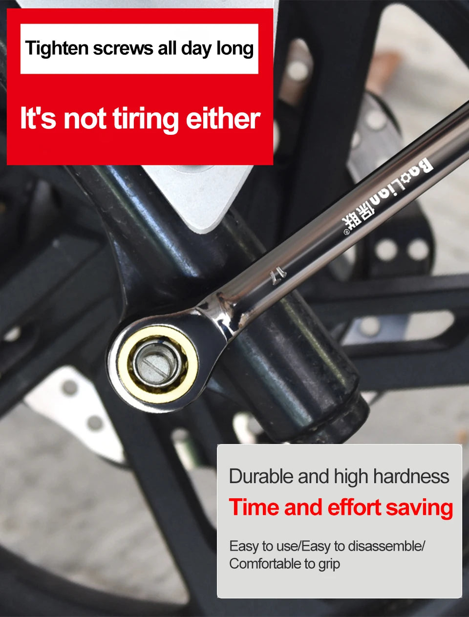 1Pc Universal Torx Wrench Adjustable Torque 6-32mm Ratchet Spanner for Bicycle Motorcycle Car Repair Tools Mechanical Tool