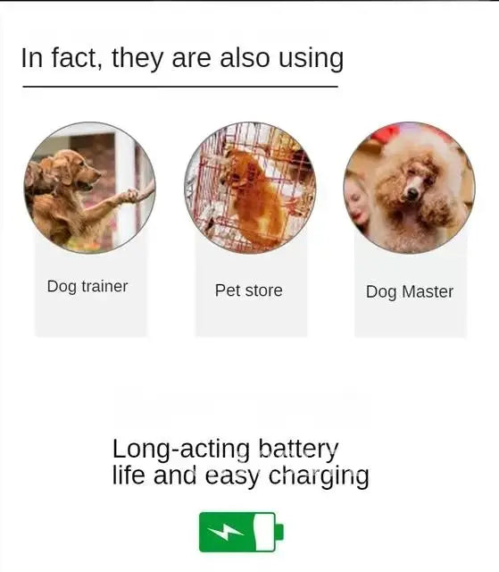 Electric Bark Training Collar, Remote Control, Anti Dog Vibration for Colar Pet Dogs, Collars Rechargeable, Waterproof, Sound,