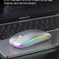Tablet Phone Computer Bluetooth Wireless Mouse Rechargeable RGB Backlight Mice for iPad PC Laptop Tablet Phone 2.4GHz USB Mouse