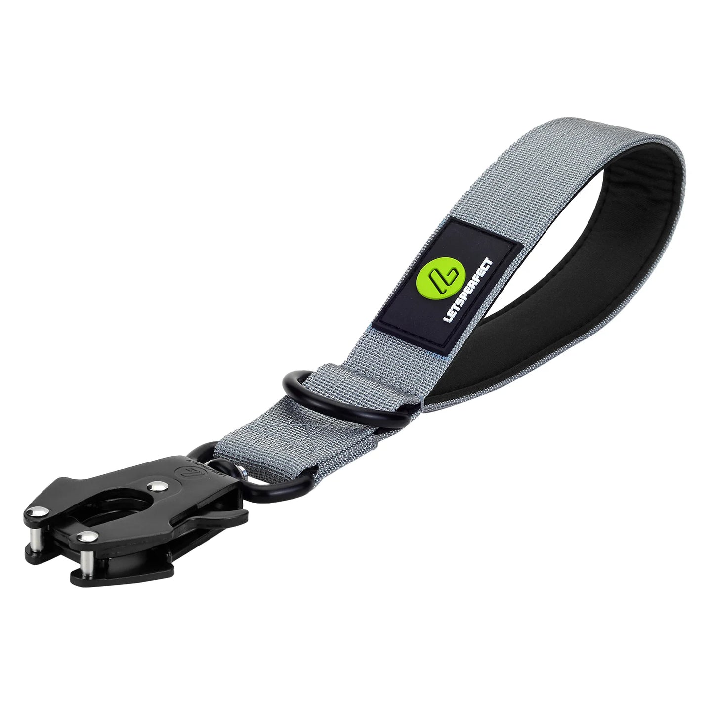 Pet collar, dog neck leash, nylon traffic lead, large dog, military leash, short walking rope, metal buckle, puppy accessories