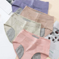 3PCS Women's underwear Physiological pants Cotton anti-side leakage cotton with breathable crotch period high belt pocket briefs