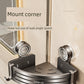 Punch-Free Bathroom Rack Bathroom Suction Cup Triangle Basket Wall Mount Bathroom Sink Corner Storage Rack