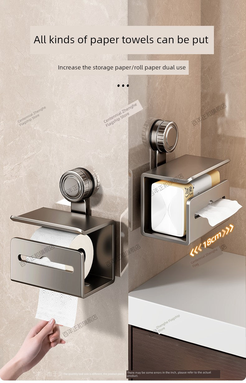 Suction Cup Towel Rack Bathroom Punch-Free Hanging Rod Bathroom Storage Rack Integrated Shower Room Toilet Storage Bath Towel Rack