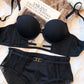 Europe Women Underwear Set Sexy Lace Hollow Breathable Widen Buckle Lingerie Underwire Push Up Bra and Panties Rose Intimates