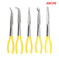 DIY Extra Long Nose Pliers Straight Bent Tip Mechanic Equipment Hand Removal Tools Spanner Clips Auto Care Kit Car Accessories