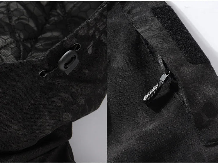 Men Heating Tactical Jacket Autumn Winter Warm Hooded Cotton Coat Camouflage Padded Clothes Outdoor Thermal Hiking Sports Jacket