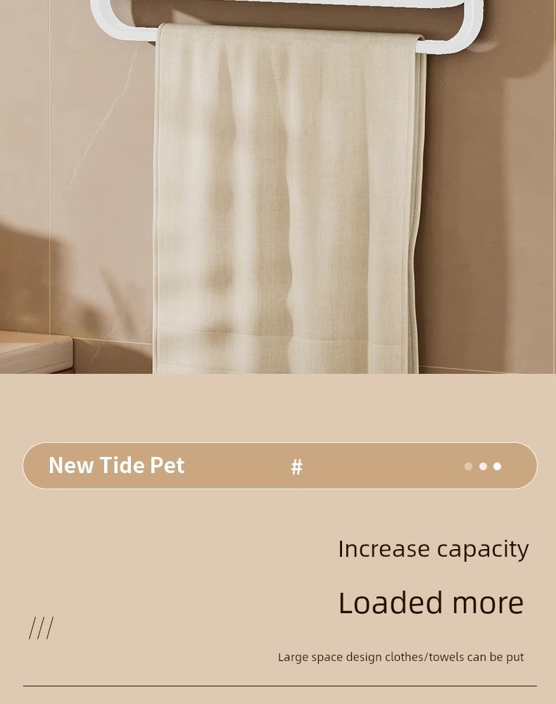 Mural Storage Box Clean Clothes Foldable Cabinet Bath