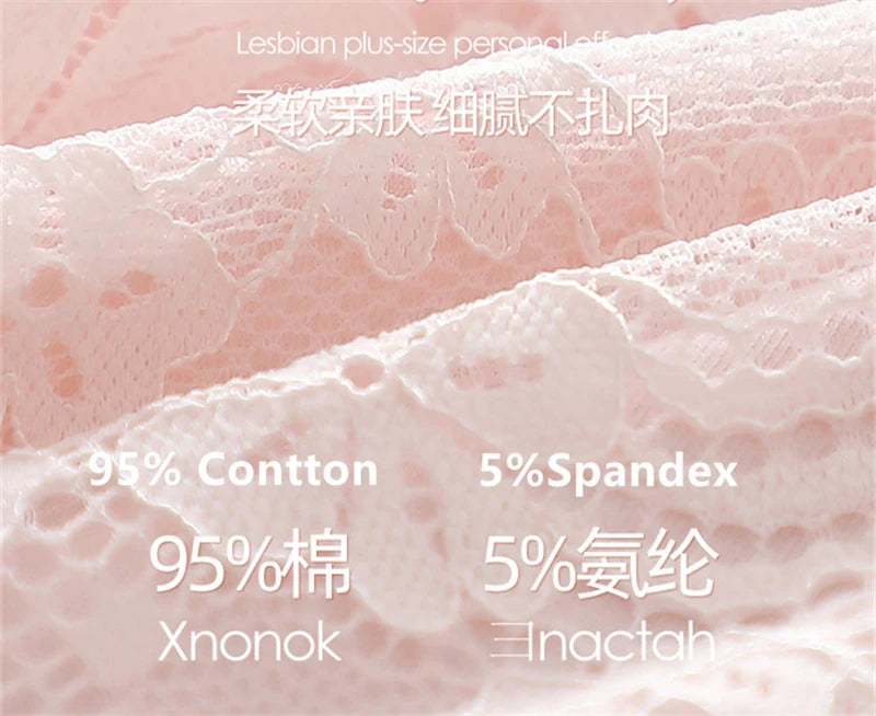 Underwear women cotton ropa interior femenina oversized lingerie lace soft calzones para mujer elegant seamless sexy panties new