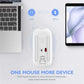Wireless Mouse Bluetooth compatible 2.4GHz 1600DPI USB Rechargeable RGB Light Portable Mouse For Laptop Computer PC Macbook Game