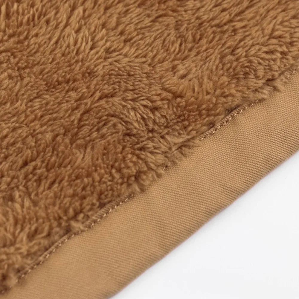 Men's Winter Jacket Hooded Casual Cotton Coat Retro Coat Men's Cotton Casual Fleece Long Jacket Men's Outdoor Tooling Coat