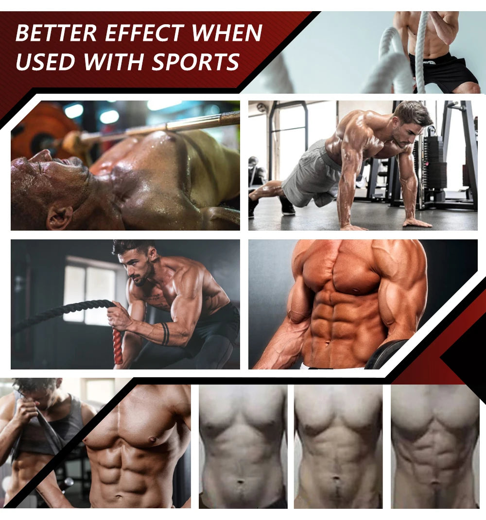 Men's Abdominal Muscle Cream Anti Cellulite Slimming Fat Body Firming Strengthening Belly Muscle Tightening Body Care 60ml