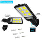 72/108 COB Sensor Solar Lights Outdoor LED Street Garden Solar Lamps 3Modes Waterproof Motion Sensor Remote Control Wall Light