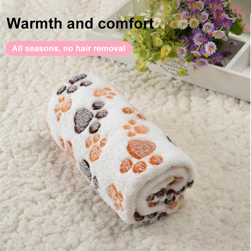 40X60CM Pet Blanket Winter Warm Dog Blanket Cute Warm and Comfortable Cat and Dog Cushion Blanket Pet Supplies
