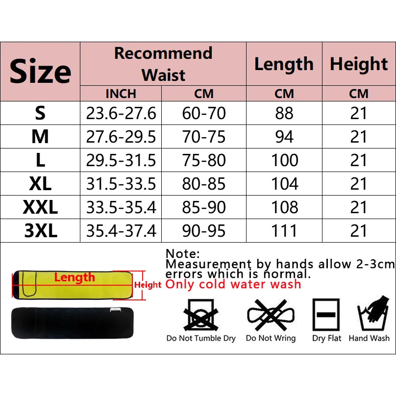 Men Waist Support Belt Waist Trainer Corset Sauna Sweat Bands Tummy Slimming Belt Fitness Gym Belly Trimmer Wrap Belts Girdles