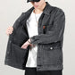Denim Jackets Man Cargo Jeans Coat for Men Japanese Gray Overcoat Winter 2024 Lxury High Quality Cheap Price Stylish on Board G